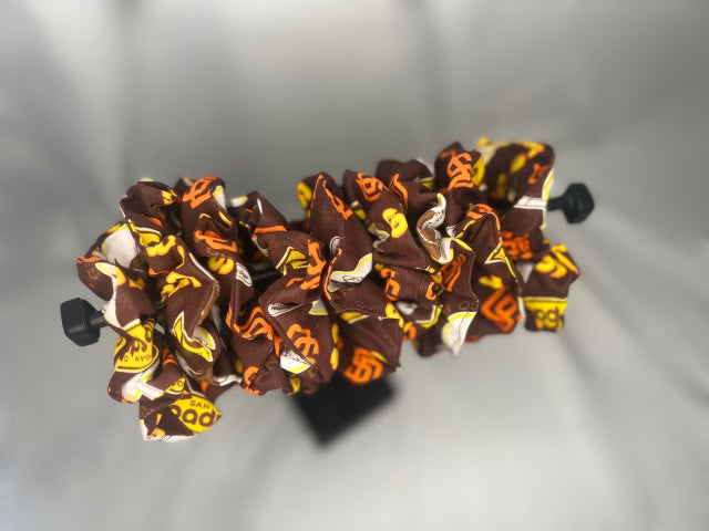 San Diego Padres™ Baseball Scrunchies