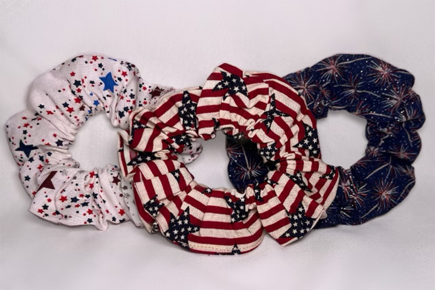 Fourth of July Scrunchies