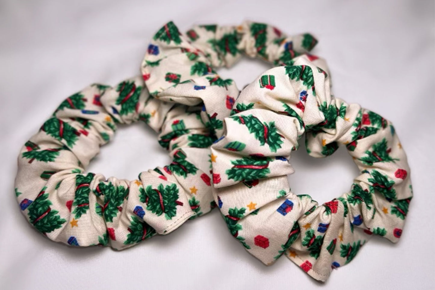 Christmas Tree Scrunchies