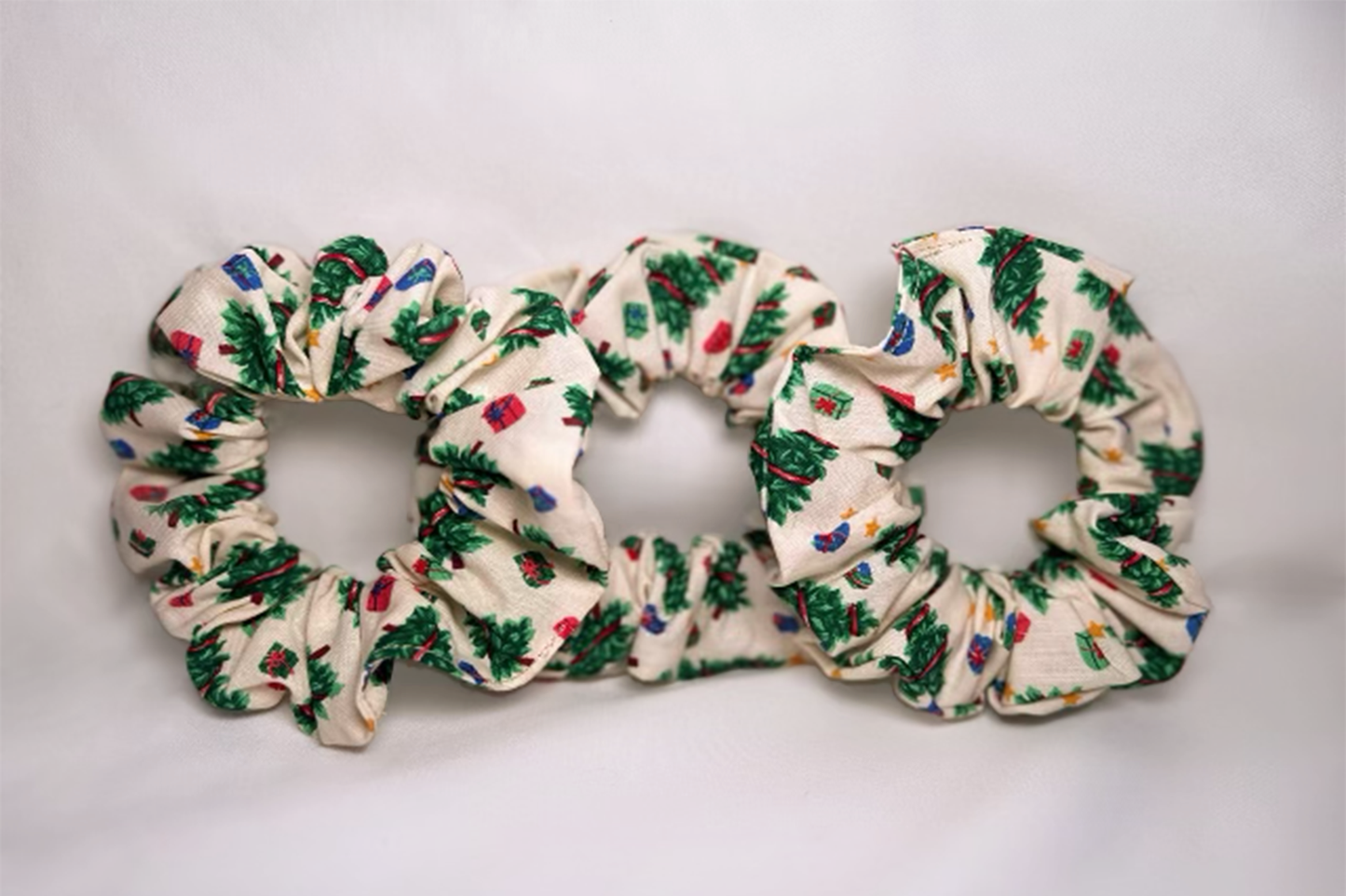 Christmas Tree Scrunchies