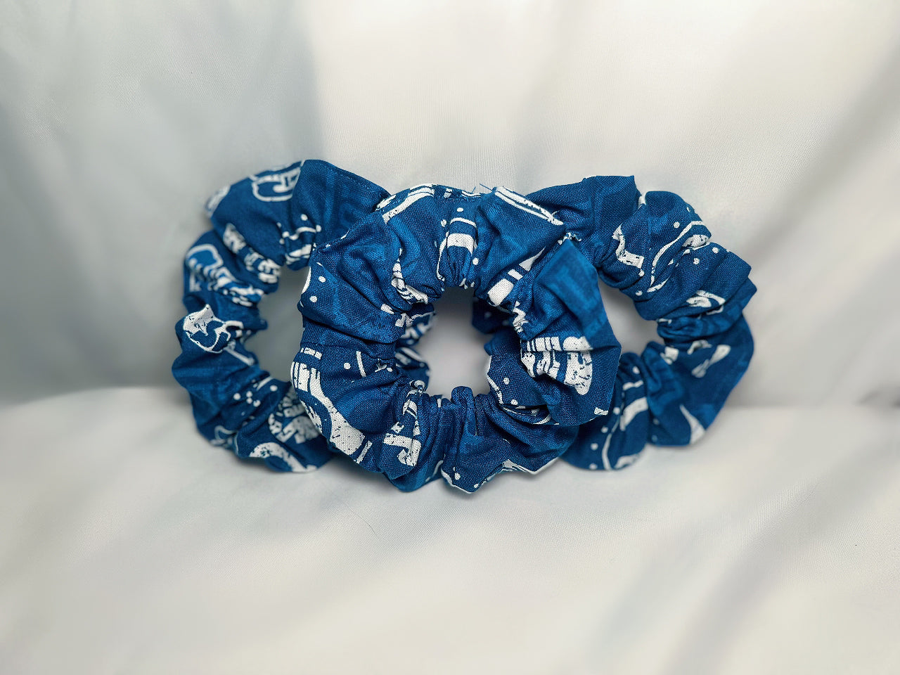 Colts Football Scrunchies